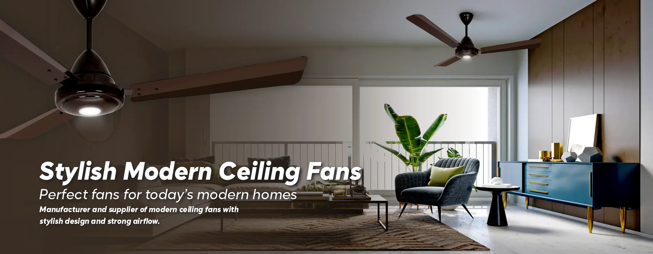 Modern Ceiling Fans Manufacturers