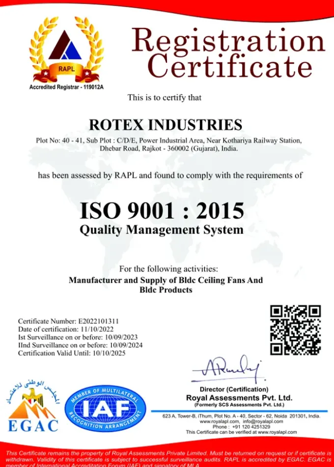 Registration Certificate