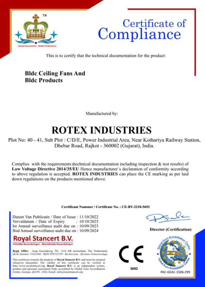 Certificate of Compliance