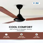 Rotex Eco wooden Series BLDC ceiling Fan