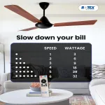 Rotex Eco wooden Series BLDC ceiling Fan