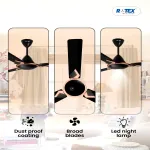 Rotex Trio Modern BLDC Ceiling Fan 